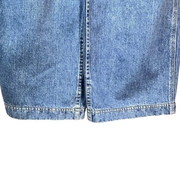 Oshkosh B'Gosh Overalls Bibs 36 Medium Wash Carpenter Farm Ranch Grunge - Picture 8 of 12